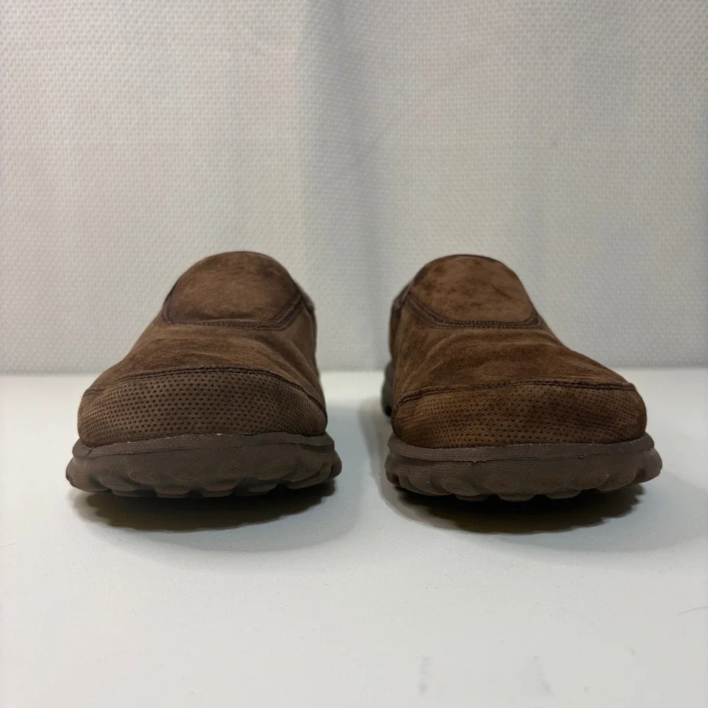 Skechers GOwalk 13766 Womens Slip On Loafers Walking Shoes Size 11 Brown Comfort